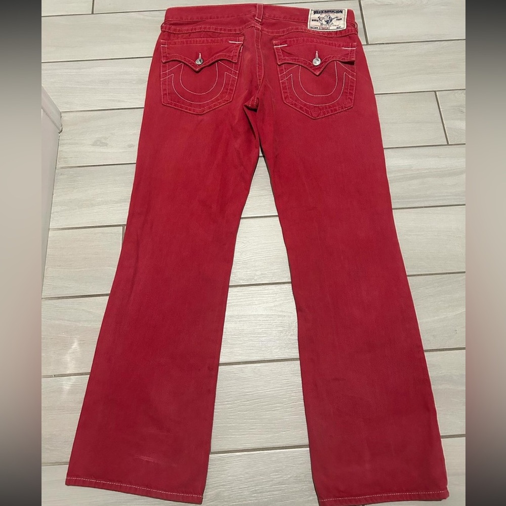 True Religion Denim Flap Red - Size 36